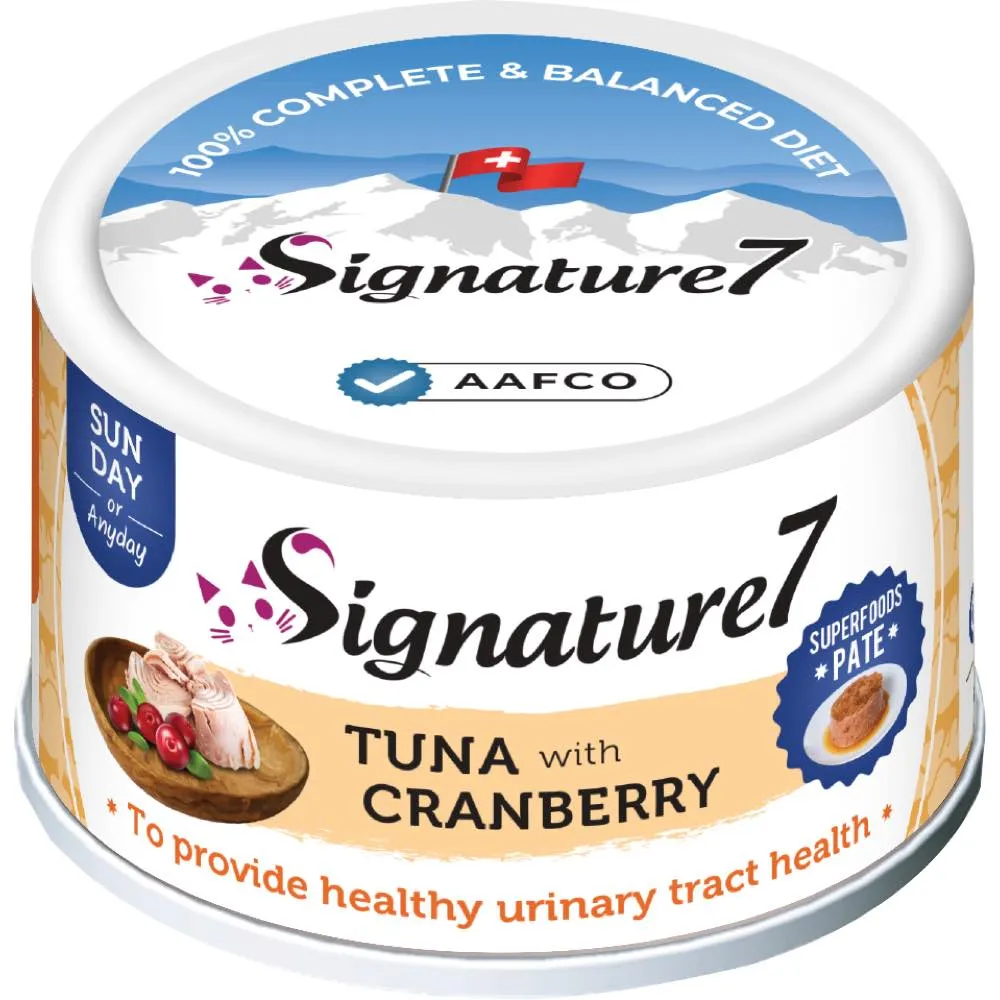 20% OFF: Signature7 Tuna With Cranberry Pate (Sun) Cat Canned Food 80g