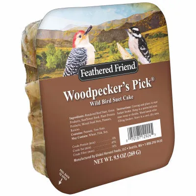 9.5oz Woodpecker Suet Wild Bird Food