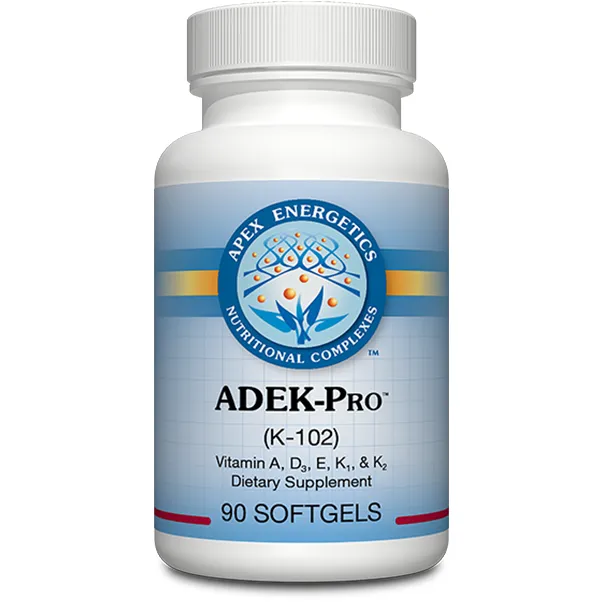 ADEK-Pro (K-102) - Apex Energetics - Gastro Intestinal and Immune Support