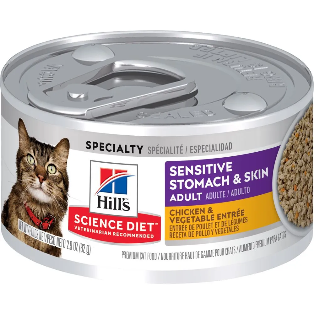 Adult Sensitive Stomach & Skin Cat Food