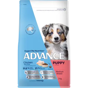 Advance Chicken and Rice Medium Breed Puppy Dry Dog Food