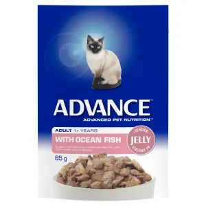 Advance Ocean Fish in Jelly Adult Cat Wet Food 85g