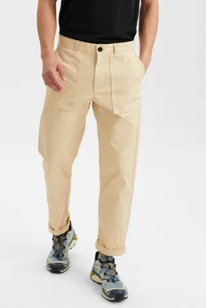 AKJAN FATTIQUE WORKER PANT - Brown Rice