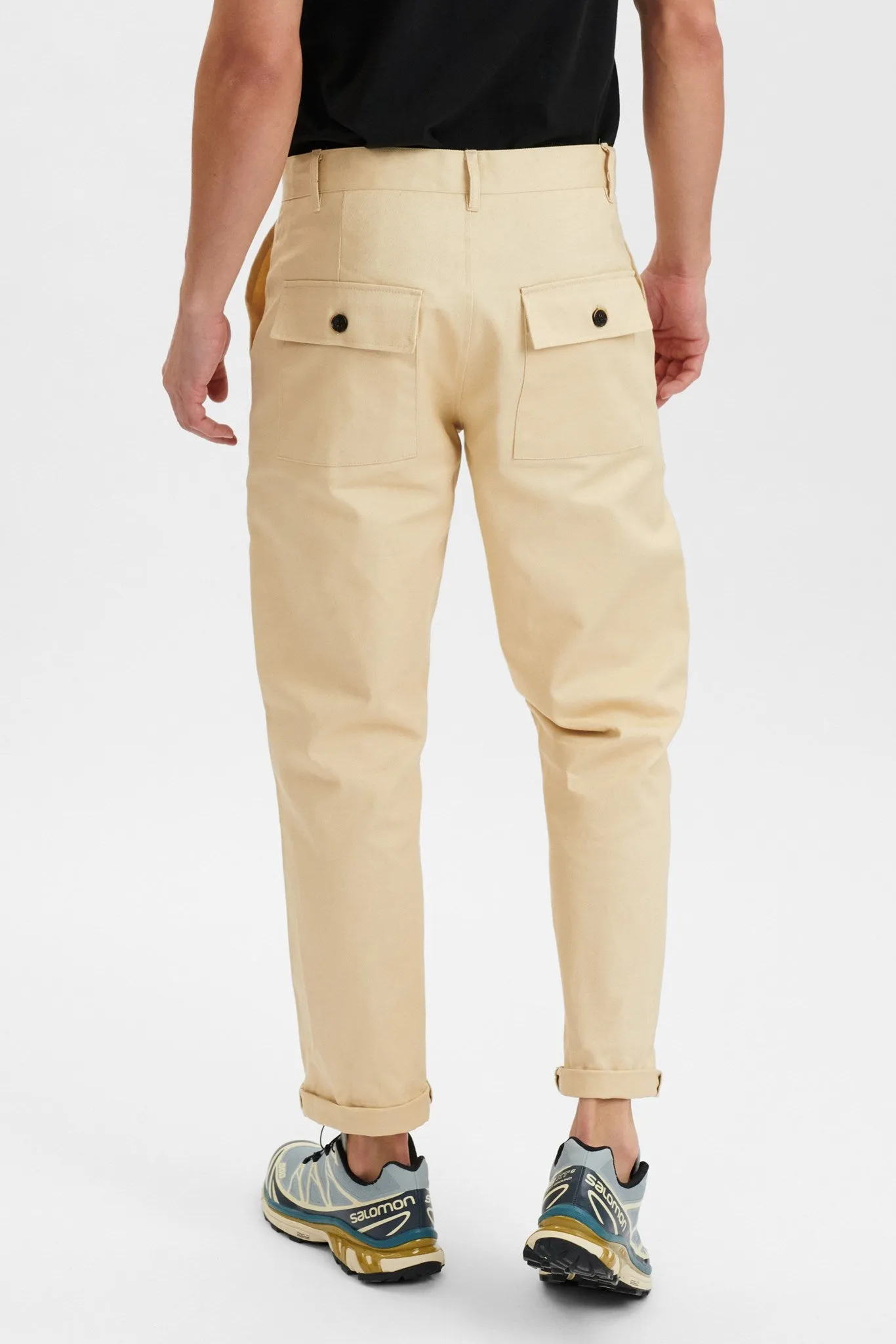 AKJAN FATTIQUE WORKER PANT - Brown Rice