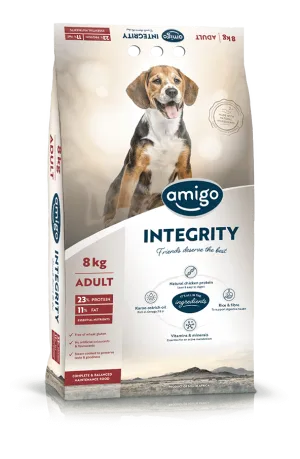 Amigo Integrity Adult 8kg (regular size kibble)