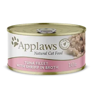 Applaws Natural Wet Cat Food Tuna with Shrimp in Broth