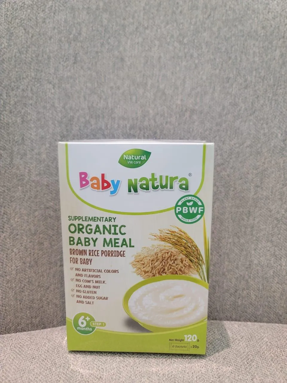 Baby Natura Organic Brown Rice Porridge 6m 