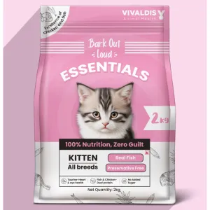 Bark Out Loud Essentials Real Fish Kitten Dry Food