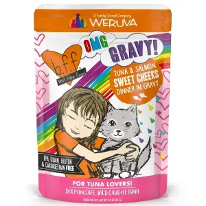 B.F.F. Sweet Cheeks Tuna & Salmon Dinner in Gravy Pouch Cat Food