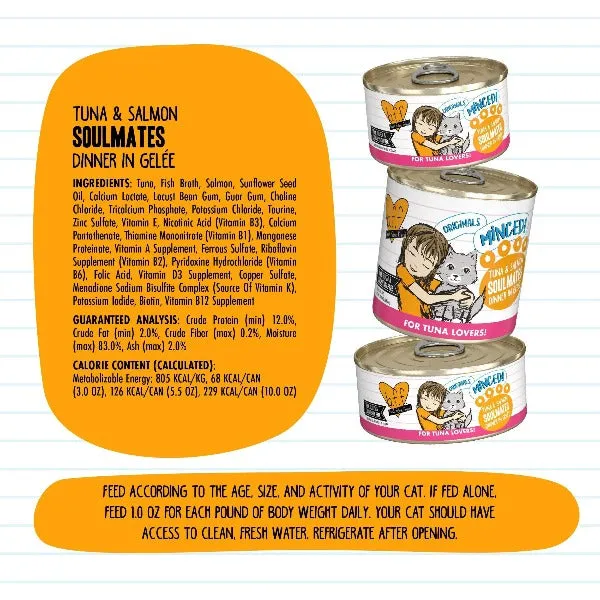 B.F.F. Tuna & Salmon Soulmates Canned Cat Food