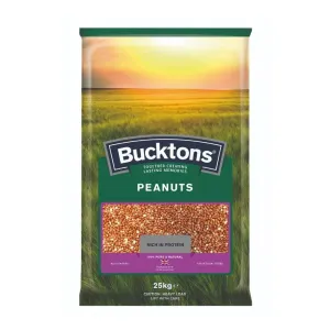 Bucktons Peanuts 100% Natural Wild Bird Food 25kg