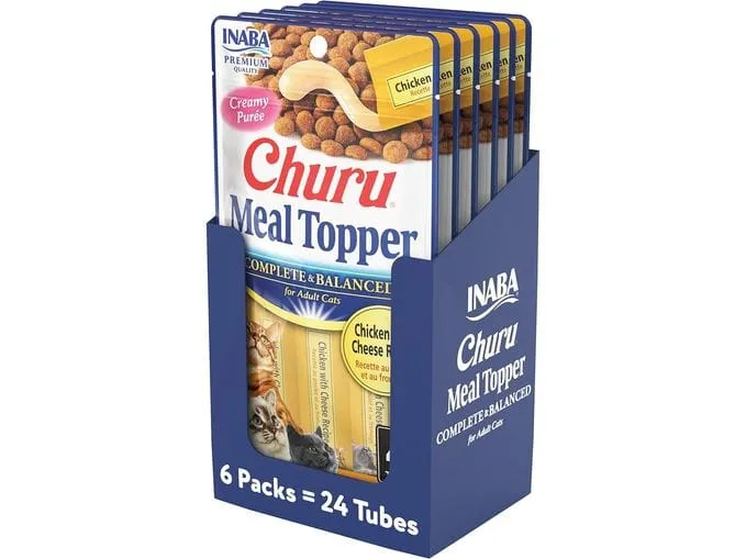 Churu Complete & Balanced for Adult Cats Chicken with Cheese Recipe