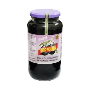 COOPOLIVA WHOLE BLACK OLIVES 85G