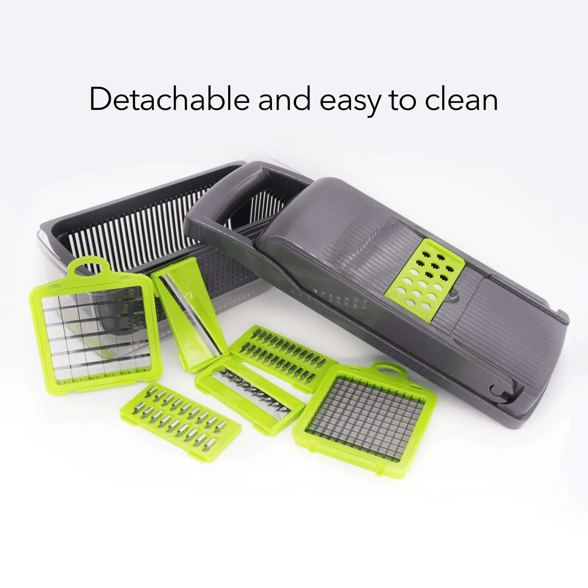 Dartwood All-In-One Vegetable Chopper, Slicer & Dicer | Meal Prep Container