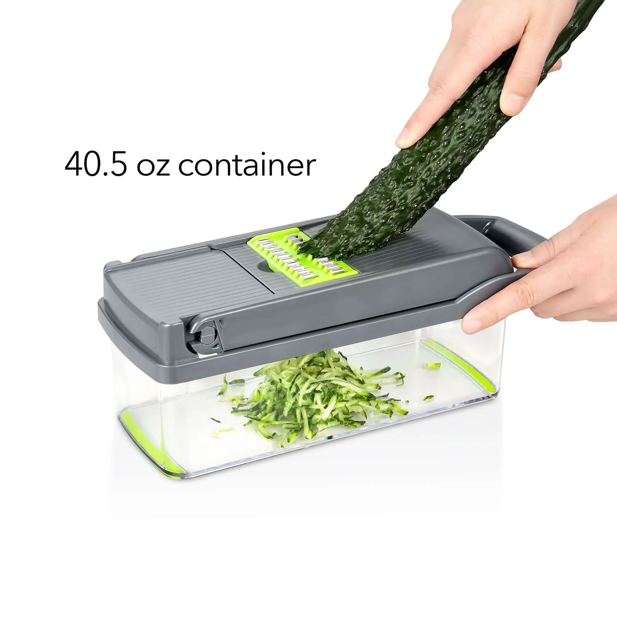 Dartwood All-In-One Vegetable Chopper, Slicer & Dicer | Meal Prep Container