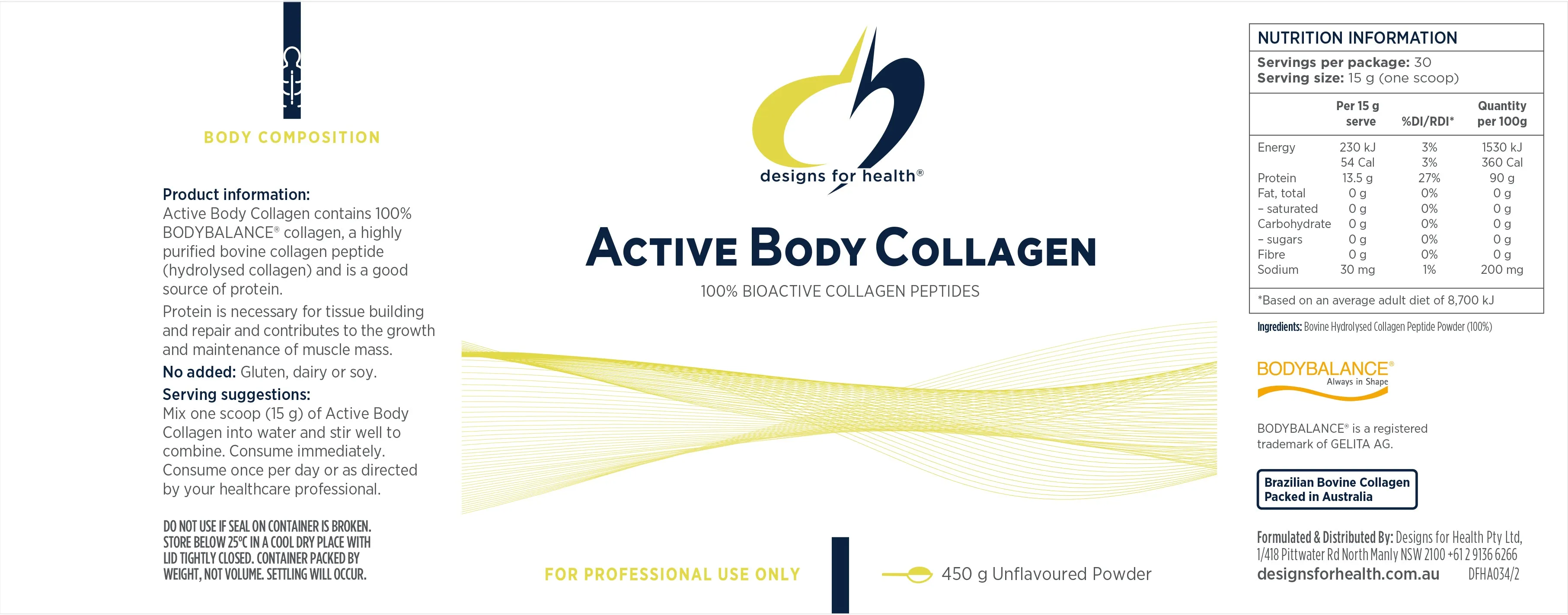 Designs for Health Active Body Collagen