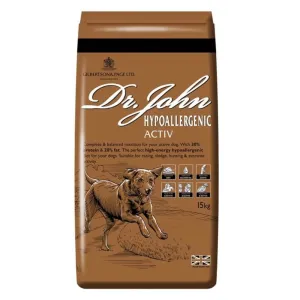 Dr John Hypoallergenic Activ Adult Dog Food 15kg