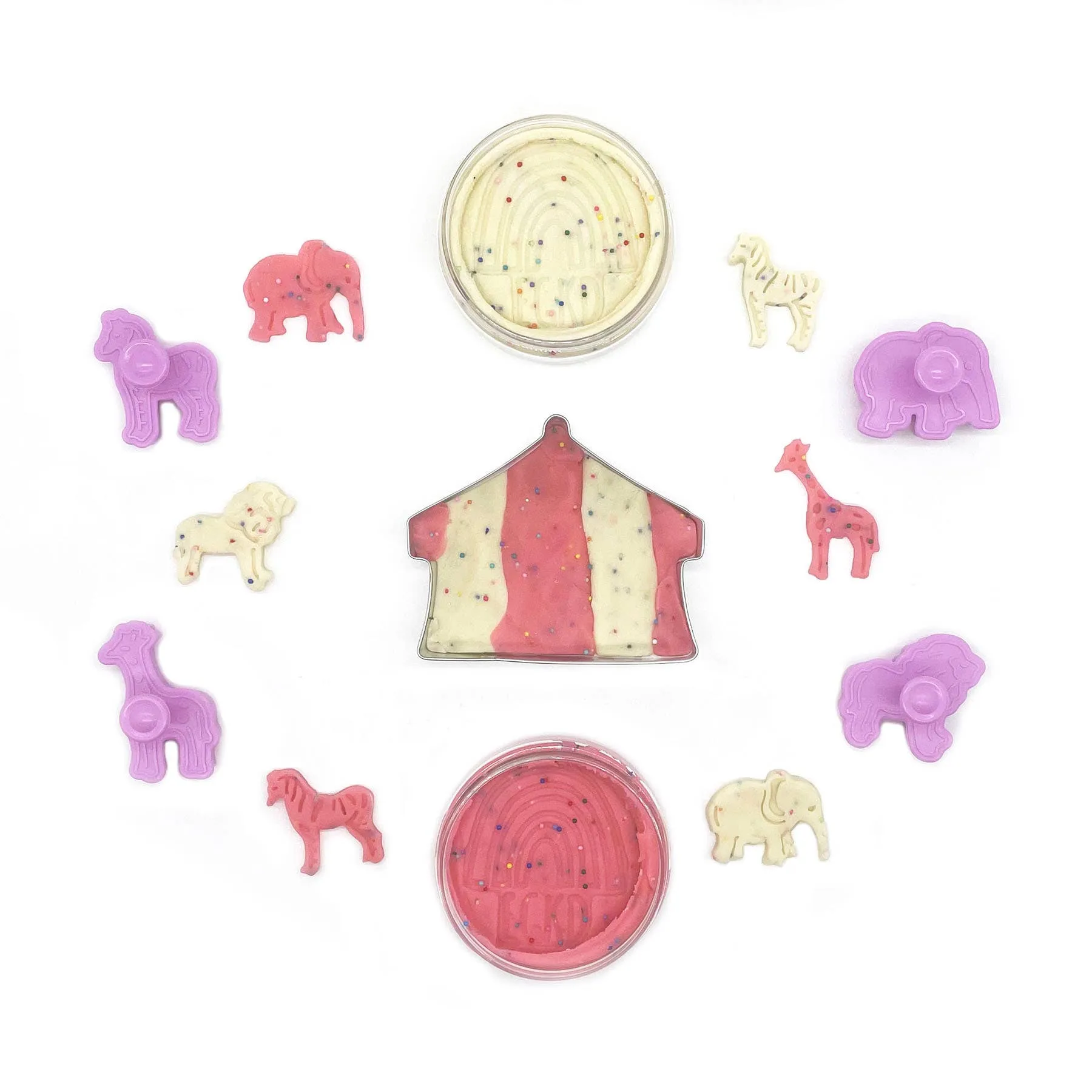 Earth Grown KidDoughs - Animal Cookie Sensory Play Dough Kit