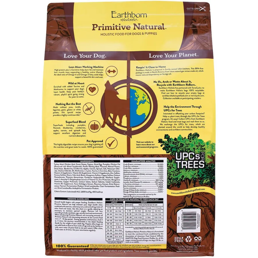 Earthborn Holistic Primitive Natural Grain-Free Natural Dry Dog Food