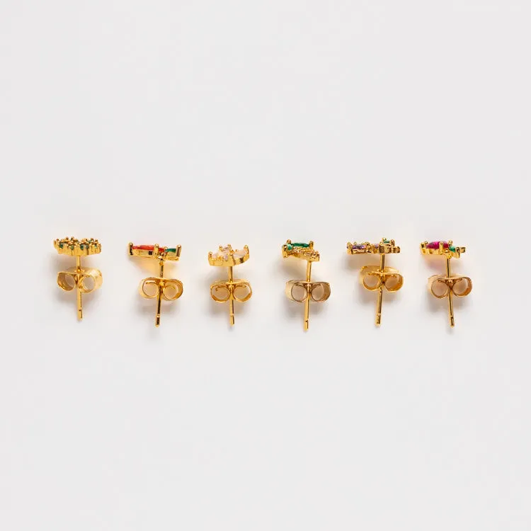 Farmers Market Veggie Stud Earring Set