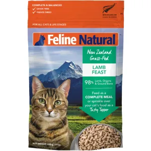 Feline Natural Freeze-Dried Lamb Cat Food - 11 oz