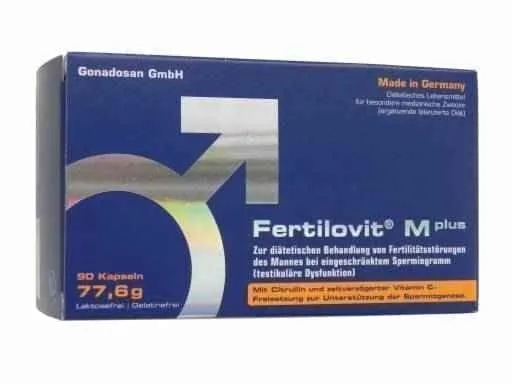 FERTILOVIT M plus capsules 60 pcs, testicular dysfunction