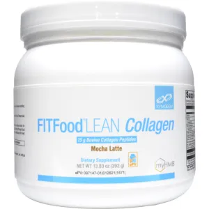 FIT Food Lean Collagen Mocha Latte 14 Servings by Xymogen