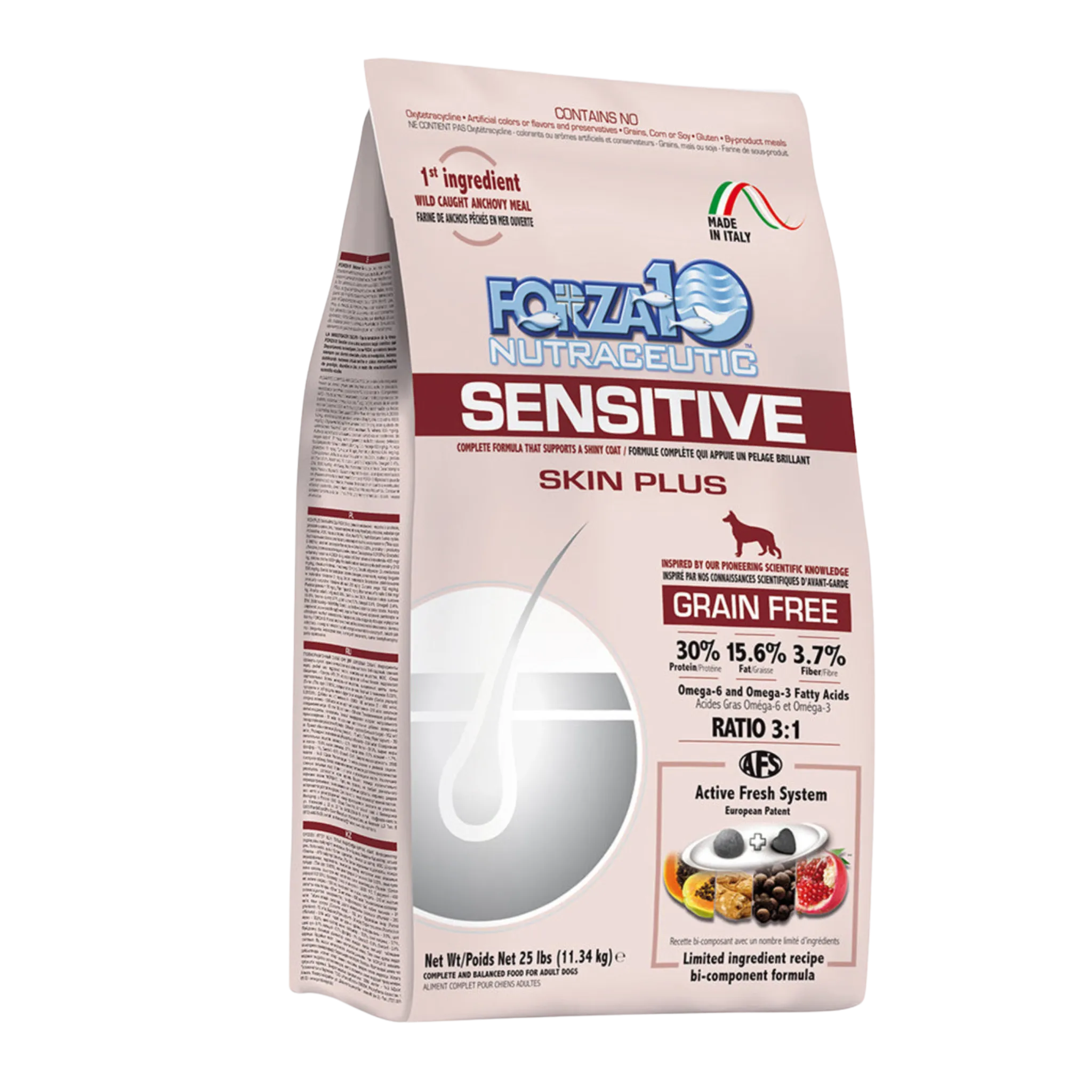 Forza10 Nutraceutic Sensitive Skin Plus Grain-Free Dry Dog Food