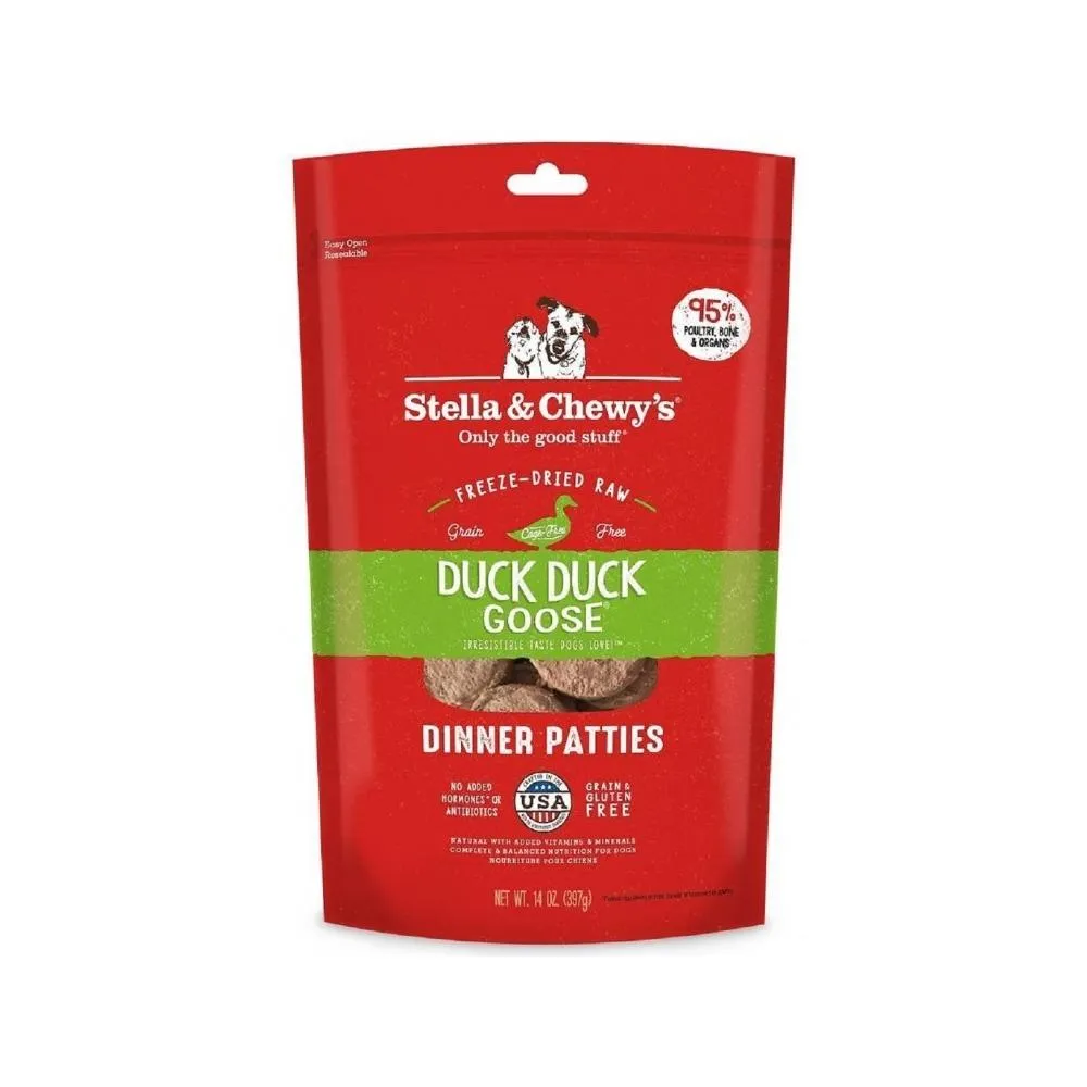 Freeze Dried Duck & Goose Dinner Patties Dog Food