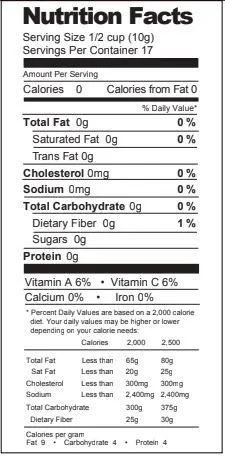 Fresh and Honest Foods Freeze-Dried Mixed Vegetables 100% All Natural (Broccoli and Cauliflower) 6.0 OZ #10 Can