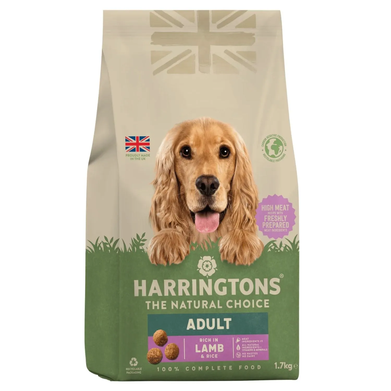 Harringtons 1.7kg Adult Rich in Lamb & Rice Adult Dry Dog Food