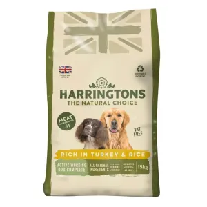 Harringtons Active Worker Turkey Dog Food 15kg