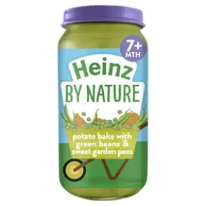 Heinz by Nature Potato Bake with Green Beans & Sweet Garden Peas Baby Food 7  Months