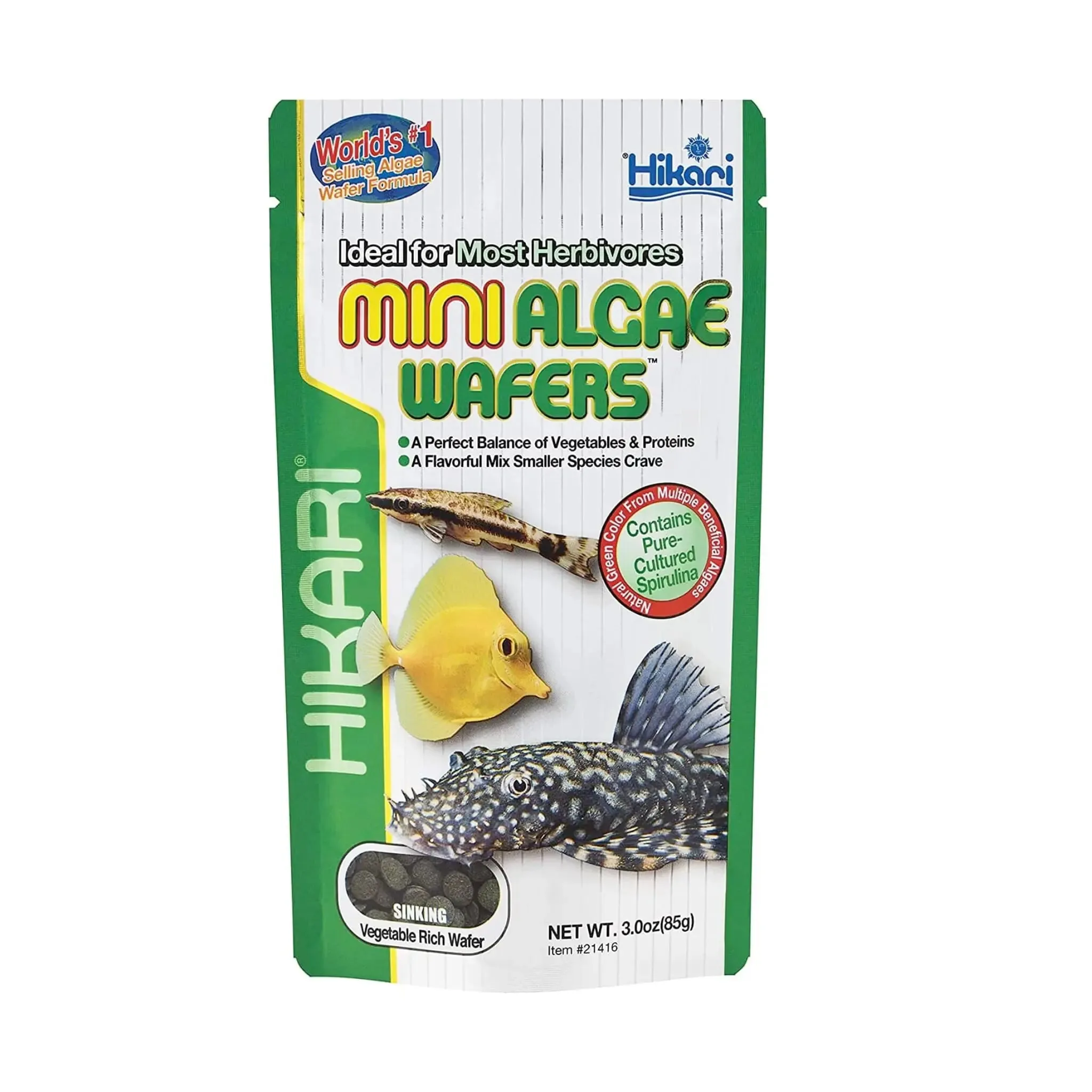 Hikari Mini Algae Wafers | Tropical Fish Food