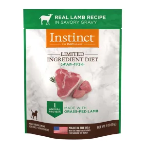 Instinct Limited Ingredient Diet Real Lamb Recipe Grain-Free Wet Dog Food Topper 3oz