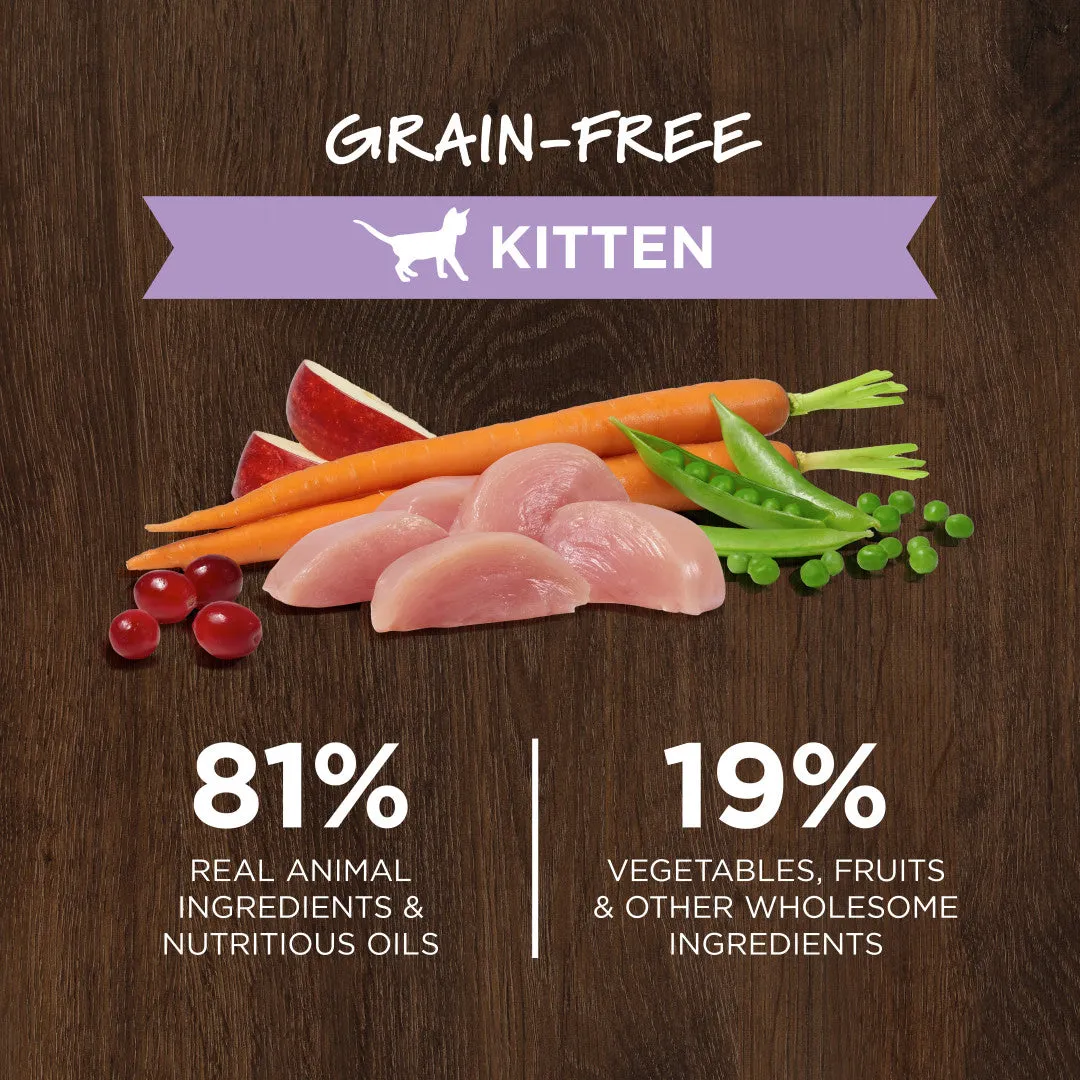 Instinct The Raw Brand Cat Original Grain-Free Dry Food Real Chicken for Kittens 4.5lb