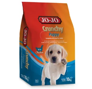 Optimized Title: 10kg JOJO Crunchy Puppy Food - High-Quality Nutrition for Your Growing Puppy