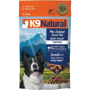 K9 Natural Dog Freeze-Dried Beef Topper 5oz