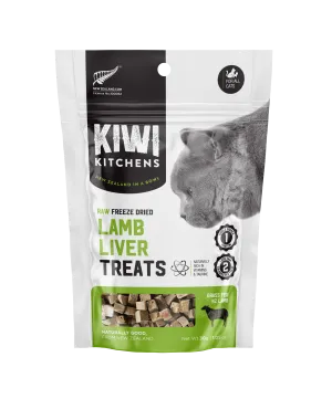 Kiwi Kitchens Cat Raw Freeze-Dried Lamb Liver Treats 1.05oz