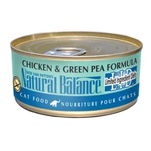 Natural Balance Limited Ingredient Diets Chicken & Green Pea Canned Cat Food 5.5oz