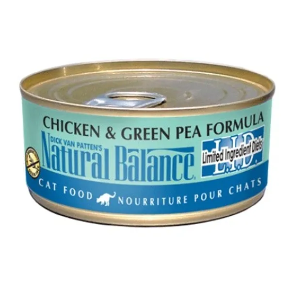 Natural Balance Limited Ingredient Diets Chicken & Green Pea Canned Cat Food 5.5oz