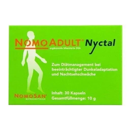 NOMOADULT Nyctal capsules 30 pc dusk, night vision weakness