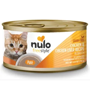 Nulo Freestyle Grain-Free Chicken Liver Pate Recipe Wet Cat Food, 2.8 oz