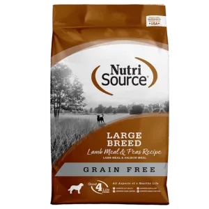 NutriSource Grain-Free Large Breed Lamb Meal & Peas Formula Dry Dog Food