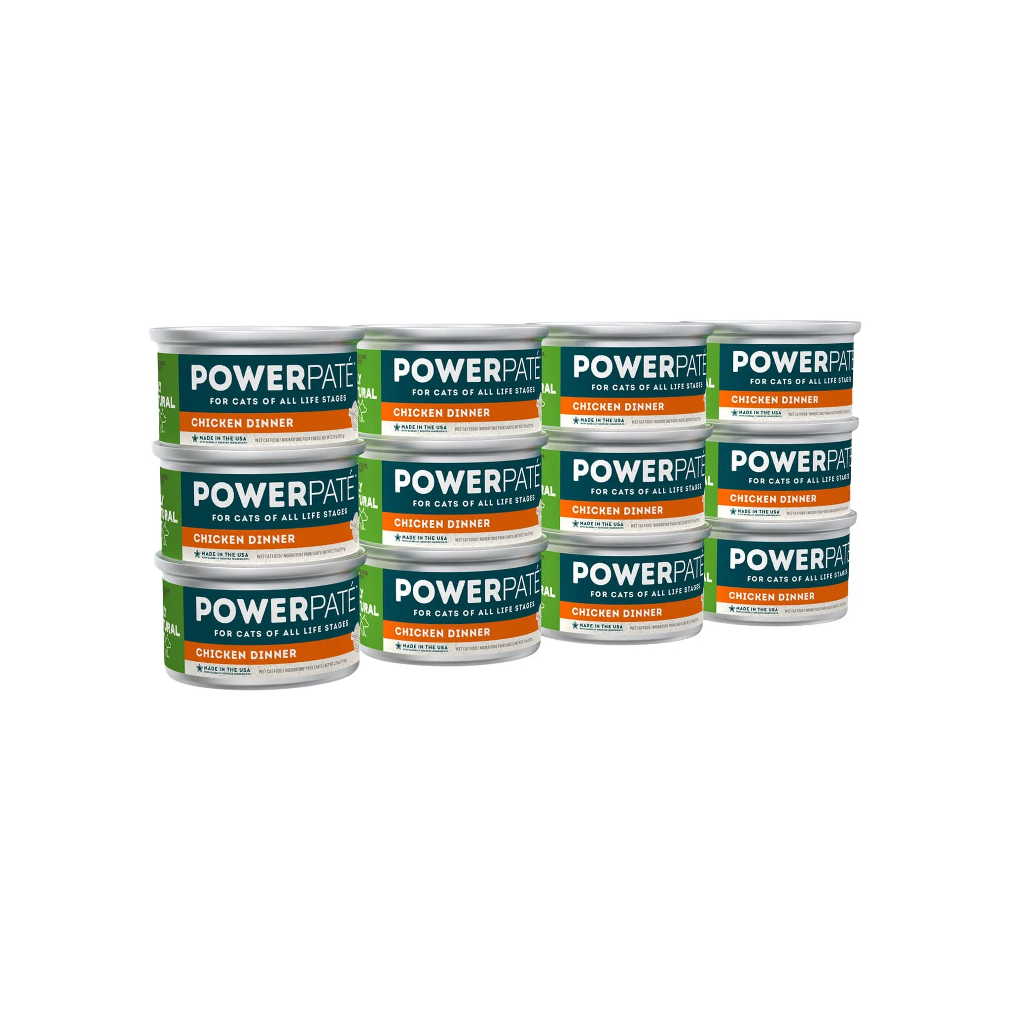 Only Natural Pet PowerPate Grain-Free Chicken Dinner Wet Cat Food