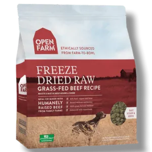 Open Farm Grain-Free Freeze Dried Raw Beef Dog Food