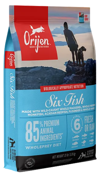 ORIJEN Dry Food: Six Fish Recipe