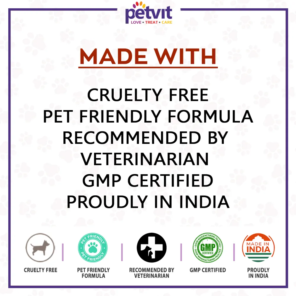 Petvit Plant Based Natural Waterless Shampoo for Dogs