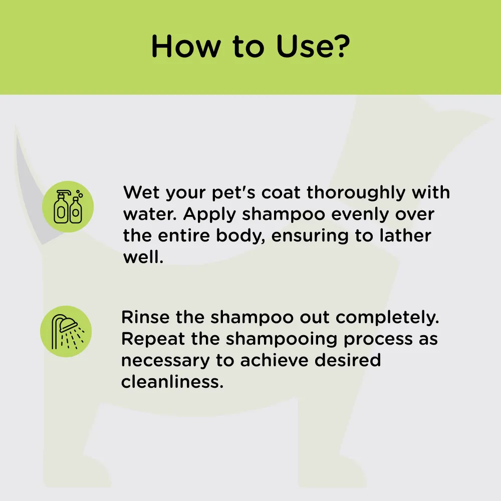 Petvit Plant Based Natural Waterless Shampoo for Dogs