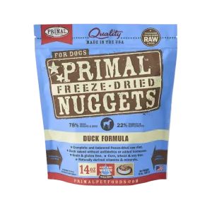 Primal Nuggets Duck Formula Freeze-Dried Dog Food